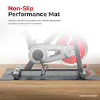 Sunny Health & Fitness Foam Fitness Equipment Floor Mat - Small - NO. 083,Black