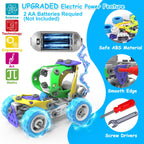 10 in 1 Electric STEM Toys for 4 5 6 7 8+ Year Old Boy Girl Birthday Gifts Educational Building Toys for Kids Ages 4-8 5-7 6-8 Stem Activities Construction Toy for Boys 4-6 8-10 Christmas Idea Gift