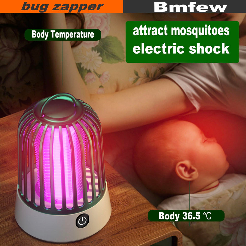 Bug Zapper, Electric Mosquito Zapper, Portable Rechargeable Mosquito Killer