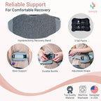Zomaple Hysterectomy Band – Must Haves for Comfort Recovery After Abdominal, Tummy Tuck, C-Section, Lumpectomy Surgery - Belly Pillow with Pocket & Gel Pack - Post Surgery Gifts