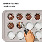 OXO Good Grips Non-Stick Pro Ceramic Coated Metal Bakeware 12 Cup Muffin Pan – Storm Blue