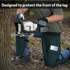 ZELARMAN Chainsaw Chaps Apron 8-Layer Wrap for Men/Women Loggers Forest Workers Protective Chain Saw Pants Adjustable