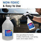 Rapid Tac Rapid Remover Adhesive Remover 128 oz (1 Gallon) | Removes Most Adhesives in 30–60 Seconds | Safe Water-Soluble Formula | Cold Weather Ready | for Vinyl Wraps, Graphics, Decals, and Stripes