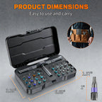 2026 New 24 in 1 Magnetic Ratchet Screwdriver Set, DIY Screwdriver Set with Detachable Handle, Portable Compact Repair Tool Kit for Furniture Laptop Electronicsv Bicycle