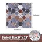 Shower Mat Non-Slip, Soft Comfort Bath Mat with Drainage Holes, PVC Loofah Massage Bathmat for Shower,Tub,Bathroom,Wet Areas, Quick Drying