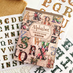 50 Sheets Alphabet & Number Letter Stickers for Scrapbooking, Journaling & DIY Crafts, Vinyl Adhesive Sticker Letters for Scrapbook Supplies, Journals, Planners & Decorative Projects
