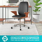 2 Pack Office Chair Mat for Carpets, 48'' x 60'' Clear Floor Mat for Carpeted Floors, Thick and Sturdy Carpet Protector with Grips, Easy Glide and Flat Without Curling