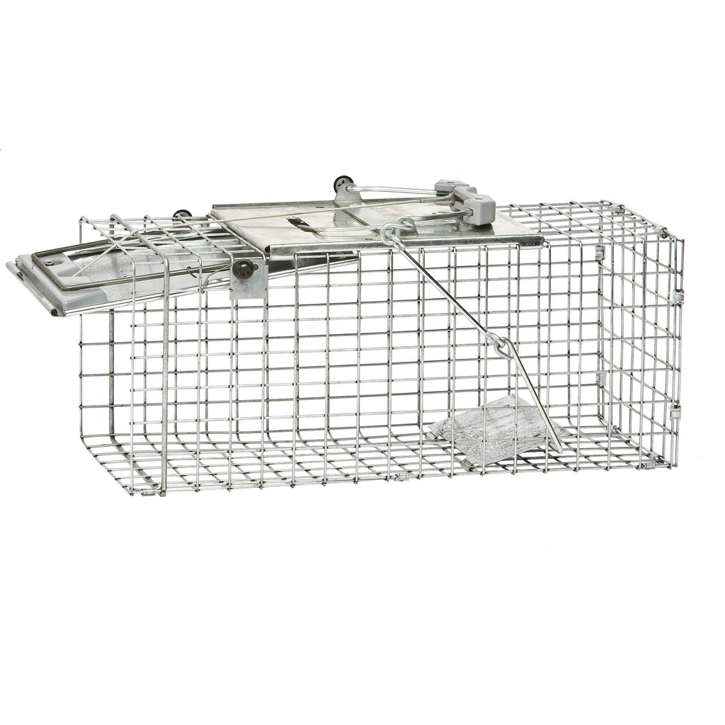 Havahart Easy-Set Catch and Release Small 1-Door Humane Live Animal Trap for Squirrels, Rabbits, Skunks, and Other Small Animals - 1083