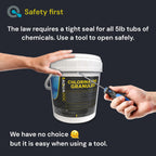 Spa Chlorine for Hot Tub Sanitizer - 5lb - Quick Dissolving Hot Tub Chlorine Granules, Spa Chemicals Made in The USA - AquaDoc