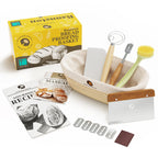Superbaking 10" Oval Banneton Bread Proofing Basket Gift Set – Sourdough Starter Kit for Crusty Artisan Style Loaves, Includes Essential Bread Baking Supplies & Tools - Ideal Gift for Bakers