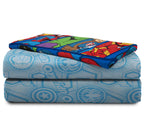 Jay Franco Disney Nightmare Before Christmas Moonlight 5 Piece Twin Bed Set - Includes Reversible Comforter & Sheet Set - Features Jack Skellington and Sally - Super Soft Microfiber