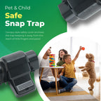 Rat Traps Indoor and Outdoor - 4 Pack Dual-Entry Large Rat Trap Outdoor and Indoor for Home, Garden and Restaurant with 99.9% Trap Rate | Easy to Use Rodent Traps with Safe Hands Free Design - UCatch
