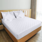 Utopia Bedding Quilted Fitted Mattress Pad (Twin), Elastic Fitted Mattress Protector, Mattress Cover Stretches up to 16 Inches Deep, Machine Washable Mattress Topper (White)