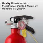 Kidde Fire Extinguisher for Commercial Use, 1-A:10-B:C, 4 Lbs., Refillable & Reusable, Wall Mount (Included)