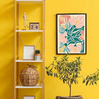 2025 Calendar - 2025 Wall Calendar 12 Months from Jan. 2025 to Dec. 2025, 8.5" x 23.4"(Open), The Perfect Matisse Style Calendar Planner with Ample Blocks for Writing, Beautiful Flower Calendar 2025