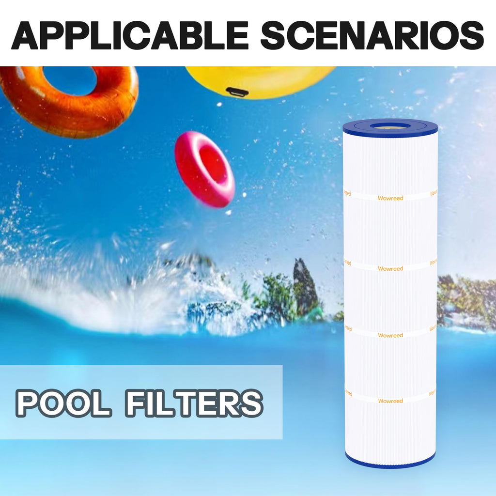 Wowreed Pool Filter Compatible with CCP420, Clean and Clear Plus 420, C-7471, FC-6470, R173576,178584, 4 Pack