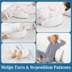 BALAPET Breathable Bedsore Pillow Positioning Wedge,Bedsore Pressure Relief Cushions for Prevention and Faster Recovery, Fit for Side Sleeping, Back Pain, After Surgery