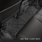 KARPAL Floor Mats for Honda Pilot 2016-2022 (8 Seats, No Elite Models), All Weather Protection TPE Floor Liners Accessories Car Mats, Front & 2nd Row & Backrest Mat & Cargo Liner