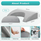 JFNoraiva Wedge Pillow for Side Sleeping, Bedsore Pressure Relief Pillow, Bed Wedge Pillows for Back Pain Relief & Post Surgery, Body Positioners Pillow for Seniors, Pregnancy, Adult(2IN1)