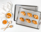 USA Pan Nonstick Quarter Sheet Pan, Set of 2 & Bakeware Muffin Pan, 12-Well, Aluminized Steel
