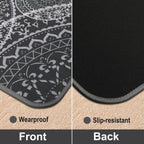 AiBOB Chair Mat for Carpeted Floors, Premium Quality Hard Material, Office Floor Mats for Computer Desk on Carpet, Easy Gride for Chairs, 36x48 Grey