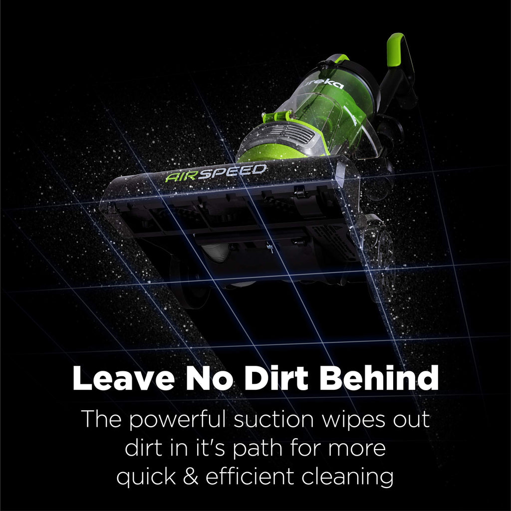 Eureka Powerful Bagless Upright Carpet and Floor Airspeed Ultra-Lightweight Vacuum Cleaner, w/Replacement Filter, Green