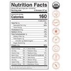 KOS Organic Vegan Protein Powder with 50mg Caffeine, Salted Caramel Coffee - Pea Protein Blend, Plant Based Superfood Rich in Vitamins & Minerals - Meal Replacement for Women & Men, 28 Servings