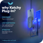 Katchy Plug-in Fly Trap Indoor – Blue Light Bug Catcher for Mosquito, Gnat, Fruit Fly & Small Moth – Chemical-Free & Eco-Friendly – All Indoor Areas: Kitchen, Living Room & Plants (2 Pack)