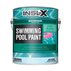 INSL-X Waterborne, Semi-Gloss Acrylic Pool Paint, White, 1 Gallon
