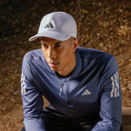Men's Superlite Hat – Lightweight Moisture-Wicking Cap for Workout and Training, White/Black/3, OSFA