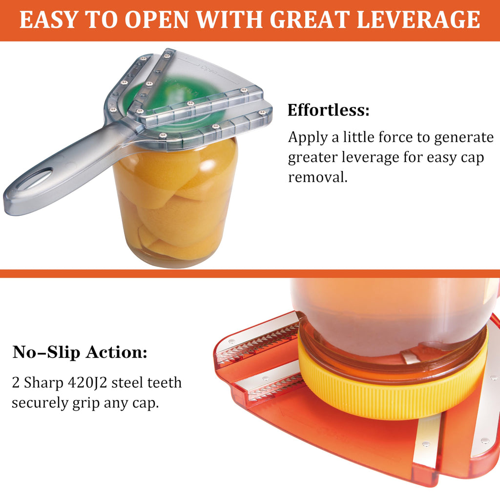 Uinxan Jar Opener for Weak Hand & Seniors with Arthritis,Easy Twist Off Bottle Caps,Patent | Unique Kitchen Gadgets, Christmas Gifts for Elderly/Women/Men (Blue)