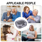 UOPIRHJ Portable Shampoo Bowl, Inflatable Hair Washing Sink for Bedridden, Disabled,Injured, Hair WashTub for Dreadlocks and at Home Sink Washing (Grey)