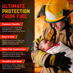 Mart Cobra Emergency Fire Blanket for Home and Kitchen - 2 Pack - Fire Blankets Emergency for Home Safety 40” x 40” - Suppression Shield Retardant Extinguisher Fiberglass Welding Fireproof Cloth Towel