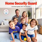 3 Pack Carbon Monoxide detectors,co Detector,Carbon Monoxide Alarm,co2 Detector Battery Powered with LCD Display,Carbon Monoxide Detector,UL2034 Standards,for Home