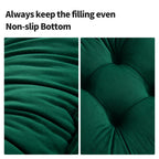 HOMBYS Square Recliner Cushion for Elderly 20x20x5 Extra Large Seat Cushion for Chair Non-slip, Thick & Supportive Chair Pad for Armchairs Recliner Couches, Shredded Sponge & Microfiber Filling
