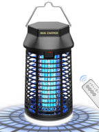 Bug Zapper with LED Light, Waterproof Mosquito Zapper Outdoor, Electric Fly Zapper, Mosquito Killer & Fly Traps for Outside, Patio, Porch, Backyard, Garden (Remote Control)