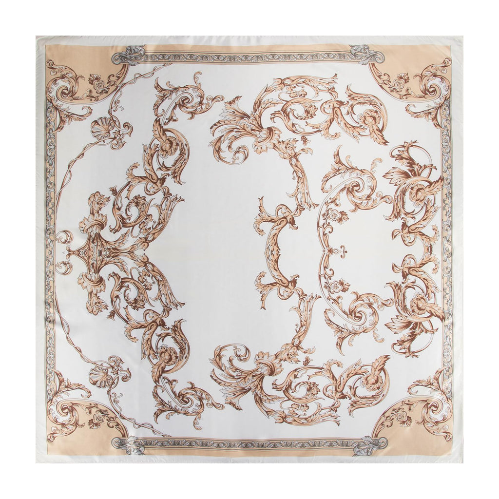 Head Scarf for Women Like Silk Scarf Hair Scarf Printed Square Scarf Bandanas for Women 35 Inches