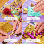 Fidget Blanket for Dementia | Calming & Comforting Dementia Activities for Seniors | Dementia Products for Elderly | Sensory Blanket | Helps with Alzheimer’s, Dementia, Asperger’s, Autism, Anxiety