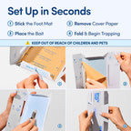 Shieldeck Roach Traps Indoor (12 Pack) – Non-Toxic Sticky Glue Traps for Roaches, Spiders & Crickets – Safe Roach Catcher for Home, Car, Apartment & Motel Pest Control