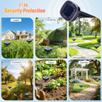 4 Pack Mole Repellent Solar Powered, Snake & Skunk & Vole & Gopher & Armadillo & Rabbit & Groundhog & Chipmunk & Raccoon Repellent for Yard, IP65 Waterproof Ultrasonic Deterrent for Lawns Garden