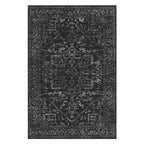 Chair Mat for Hard Floors, QQpony 63" x 51" Office Chair Mat for Hard Surface, Area Rug for Living Room, Protector Floor Rug Mat for Home Office (Black)