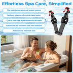 HUVOQ Salt System Cartridge Replacement Compatible with 2019+ Hot Spring Highlife & Limelight and Caldera Utopia & Paradise Spas, Supports Balanced, Skin-Friendly Water (3 Pack)