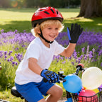 Kids Dirt Bike Gloves - Youth Motorcycle Gloves for Boys & Girls, Breathable Non-Slip Riding Full Finger Children Glove for BMX, Mountain Bike, ATV, Cycling & Outdoor Sports