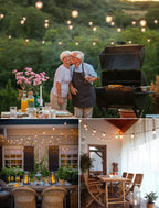 Brightown 60FT LED Outdoor Deck Lights - 2 Pack Patio Lights with 30 Shatterproof Clear Dimmable Edison Bulbs, Waterproof Connectable Hanging Lights for Outside Backyard Porch Party Christmas Decor