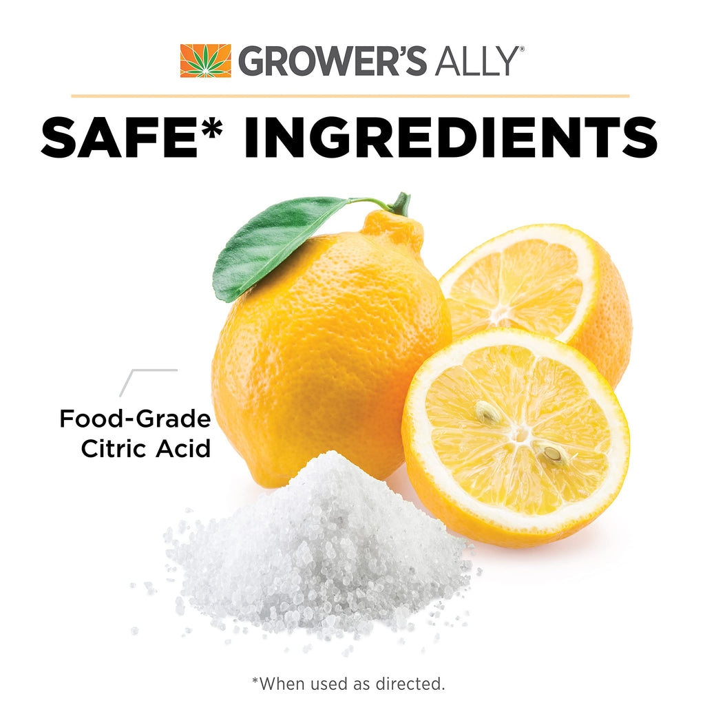 Grower's Ally Fungicide for Plants | Plant Fungicide Treatment Control for Powdery Mildew, Fungus and More - Trusted by Cultivators for Indoor & Outdoor Use, 8oz Concentrate Makes 5 Gallons