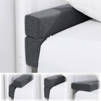 BALAPET Flodable Pillow for Headboard Gap,Bed Gap Filler Queen Size,Adjustable Bed Wedge Pillow for Headboard,Rectangular Bed Gap Filler,Foam Mattress Gap Filler(Gray,60 * 9.8 * 3in)