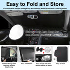 TINGLU Window Shades for Cadillac XT6 2020-2025 Accessories Side Full Windows Windshield Sun Shade Sun UV Rays & Privacy Protection for Camping,Napping,and Relaxing 8PCS