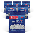 Enoz para Moth Balls For Insects, Kills Clothes Moths and Carpet Beetles, No Clinging Odor, 4 Oz (Pack of 6)