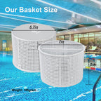 WENPENG Pool Skimmer Basket Replacement,for Hayward Swimming Pool Skimmer SPX1082CA & Aladdin B-152 Skimmer Models,SP1082 SP1083 SP1084 1085 1086 SP1075 1075T 1076 1077 Skimmers Basket