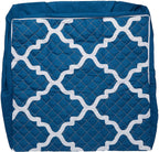 HealthSmart Wedge Pillow Cover for Bed Wedges, Wedge Pillow Case, with Rip & Spill Protection, Fits 24 x 24 x 12 Inch Wedges, Blue Moroccan